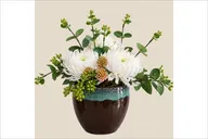 Logo de Flores & Tramas - Arranjos Florais Permanentes